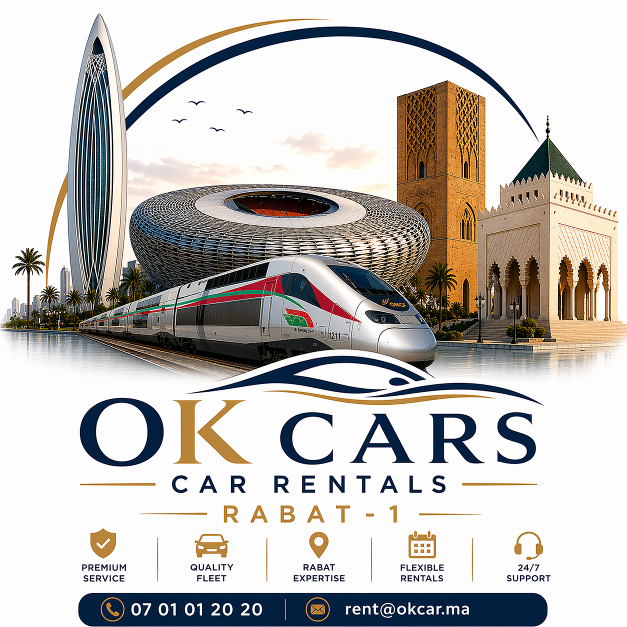 OK Cars Rabat logo